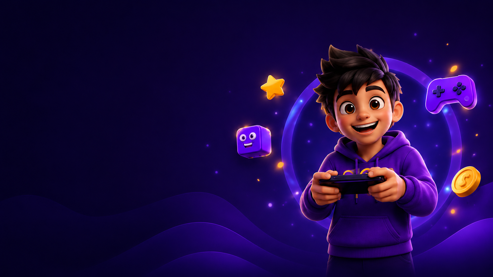 Gaming Hero Background